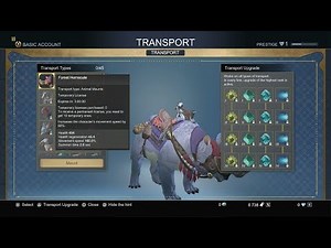 Skyforge PS4 Transport Mount Forest Hornscute