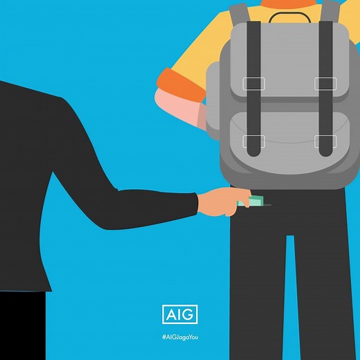 Your travel, our protection. If the unfortunate happens, stay calm and follow our 3 simple steps. 1. Contact Travel Guard immediately after the incident. 2. Prepare relevant documents as per the checklist in our website. 3. Submit your documents within 30 days to AIG Malaysia. Hassle-free travel experience for you at http://spr.ly/61811qgpf. #AIGJagaYou | AIG