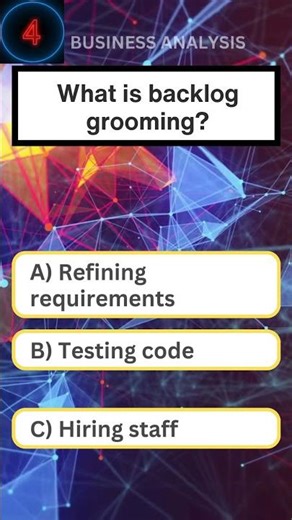 What is backlog grooming? #ecba #ccba #cbap #pmp