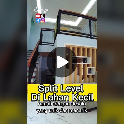 Split Level di Lahan yg Minimal 💡 #splitlevel #splitlevelhouse #designrumah #rumahsplitlevel #rumahunik #rumahkreatif #rumahsurabaya #rumahjakarta #jualbelirumah #reels