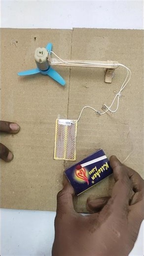 Generate Electricity with a Matchstick? 😱 | Amazing Science Project ⚡ DC Motor Demo