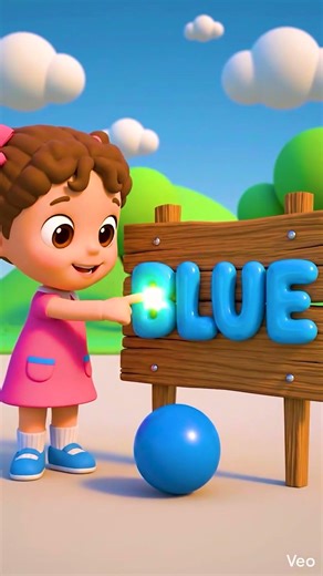 Learn Colors for Kids 🎨 | Blue Ball & Green Frog 🔵🐸 Kids Learning Video | Bunny Been #shorts