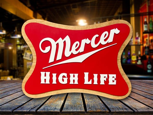 Personalized Miller Beer Sign, Rustic Man Cave Bar Decor - Etsy