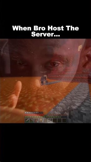 Bro Host the server 😳😶#minecraft #shorts