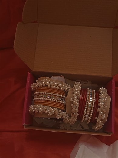 Customizable Multicolor Pearl Bangles Gift Set