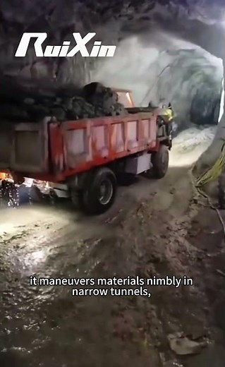 Underground Mining Transport: This Dump Truck Navigates Narrow Tunnels Like a Pro!