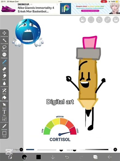 I suck at digital art#keşfet#bfb#pencil#pencilbfdi#ibispaintx#bfdi#bfdia#kazeciktr