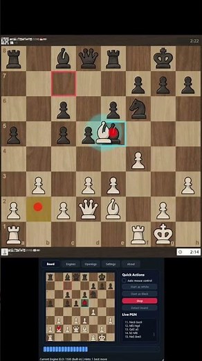 Day 13. Journey from 0 to 2000 Elo with chess human-like AI engine.