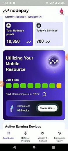how to claim Nodepay point on mobile, Nodepay airdrop listing and withdraw update