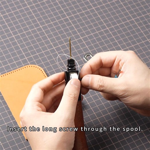 123K views · 977 reactions | Leather Sewing Awl Installation Tutorial New to hand stitching? This little tool’s got your back.  Tool: Leather Sewing Awl Kit Leathercraft Stitch Awl Tool Set (Link in Bio) #leathercraft #handstitching #diytools #craftlife #leatherwork #handmadeleather #slowmade #crafttools #stitching #diycommunity #handstitching #leathercraft #crafttools #diycommunity #makerslife #handmadewithlove #leatherwork | WUTA Leather | Facebook