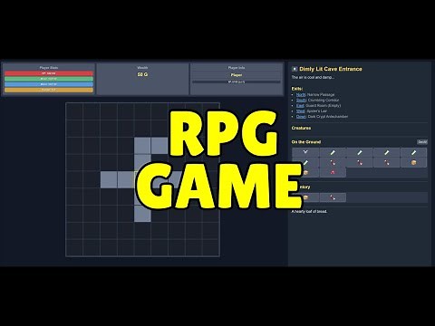 Building a simple RPG with AI (Gemini 2.5 pro)