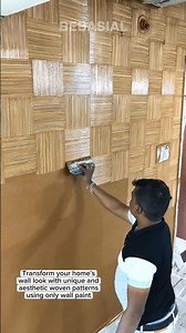 Creative Technique | Woven Wall Pattern with Wall Paint
