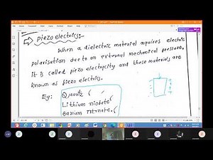 Ferroelectrics and piezoelectric materials and properties