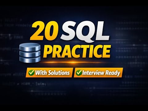 20 SQL Practice Questions with Solutions | Beginner to Intermediate