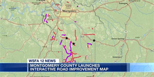 Montgomery County launches interactive road improvement map