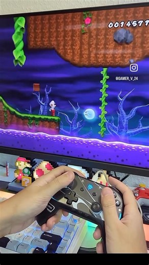 This Super Mario Level is IMPOSSIBLE! Only 1% Players Can Do This 😱 #shorts #supermario #ps5