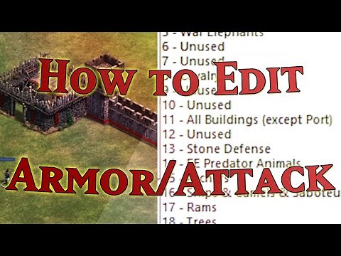 How to Edit Attack and Armor Types in Age of Empires 2: DE [Temporary Fix]