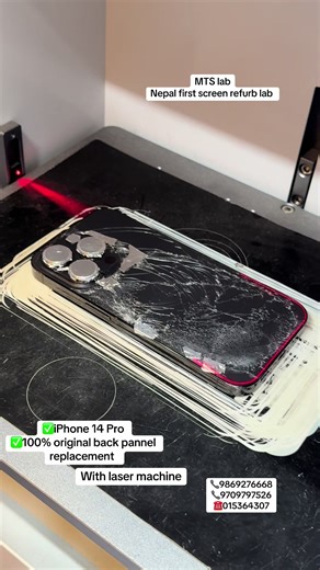 iPhone 14 Pro Back Panel Replacement with Laser Technology