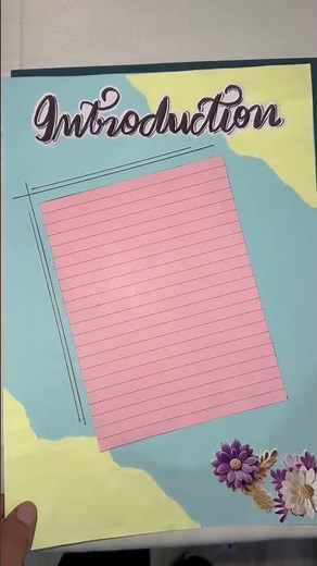Aesthetic assignment sheets #diy #aesthetic #art #diyprojects #project #assignment #papercraft