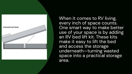 Top Reasons to Add a Bed Lift Kit to Your RV