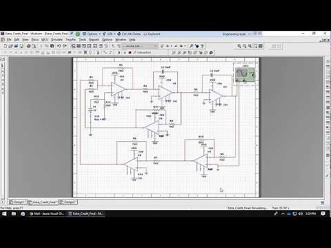 Second Order Differential Equation Block Diagram and Full Op-Amp Circuit with Multisim and Mathcad