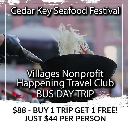 Cedar Key Seafood Festival Villages Day Trip | October 18, 2025 #travel