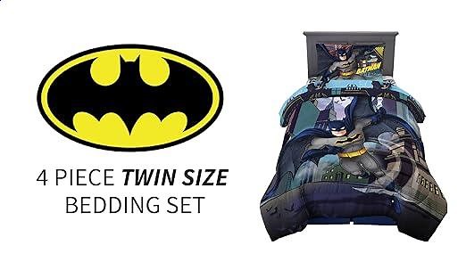 Batman Kids Bedding Bed In A Bag - Twin Size