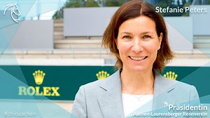 Der Aachen-Laurensberger Rennverein hat eine neue Präsidentin - Stefanie Peters folgt auf Carl Meulenbergh. Ihre ersten Worte im neuen Amt richtet sie an Euch, die Fans des CHIO Aachen. #chioaachen #weltfestdespferdesports | CHIO Aachen