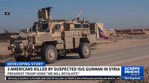 3 Americans killed by suspected ISIS gunman in Syria