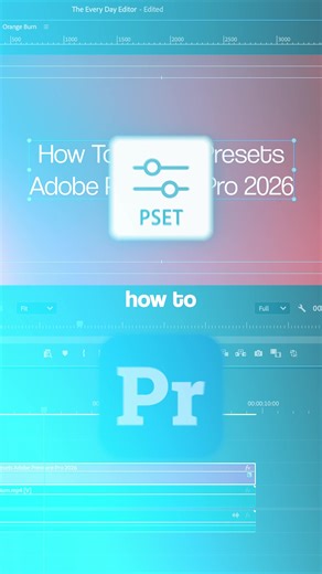 How to easily import presets in Premiere Pro.