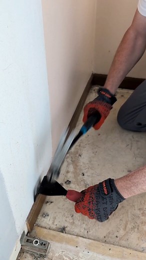 Jonny Irwin on Instagram: "Quick tip to remove trim without damaging the walls"