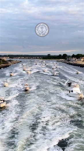 Shore Boats - NJ Boat Videos | Shotgun start for the 2025 Point Pleasant Elks Fluke Tournament . . . #manasquaninlet #shoreboats #flukefishing #fishingtournament... | Instagram