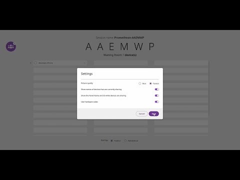Learn Promethean: How to make sharing go faster in Promethean ActivSuite™ Screen Share Receiver