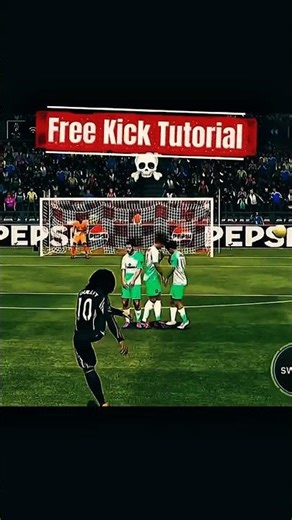 Freekick tutorial! How to score a freekick in fcmobile?👇🤯 #fcmobile #ytshorts #shorts