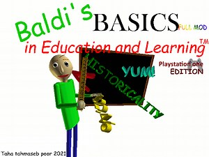 Baldi's Basics Playstation One Bundle Pack Full Mod by Thathegaming