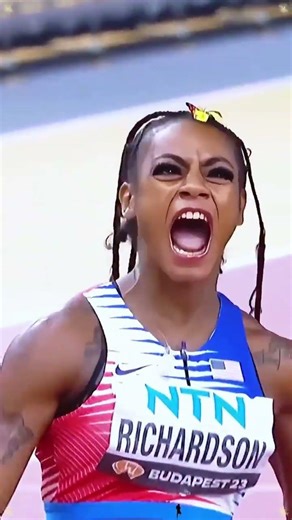 Childhood and Adulthood American track and field athlete Shakari Richardson wins the world champions