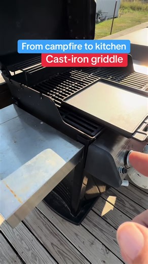 Ultimate Cast Iron Griddle Plate for BBQ Cooking