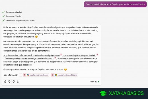 Guía de Copilot: 31 funciones y cosas que puedes hacer para exprimir al máximo la versión web y la app de la inteligencia artificial de Microsoft