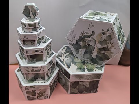 Mega coole Explosions - Hexagon Box basteln