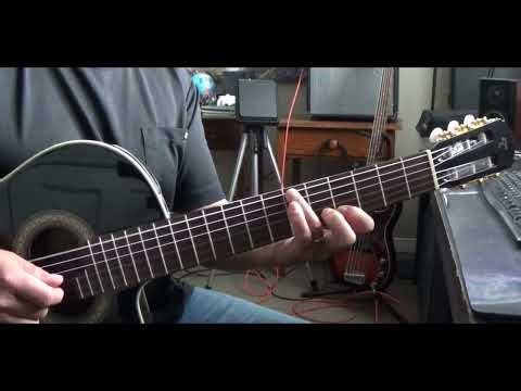 The Candy Man - Sammy Davis Jr. - final guitar tutorial (visual) in 'Open D' tuning (Part 2 of 2)