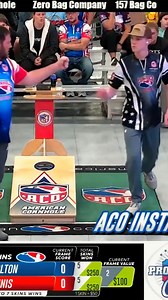 32K views · 188 reactions | No tricks here—just pure talent from Noah Dennis... #cornhole #outdoorsports #Sports #Games #americancornhole #cornholetournament | American Cornhole Organization | Facebook