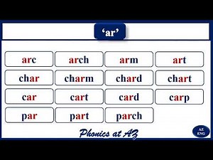 HOW TO READ 'ar' WORDS FOR STUDENTS (EASY PHONICS FOR TEACHERS AND STUDENTS)