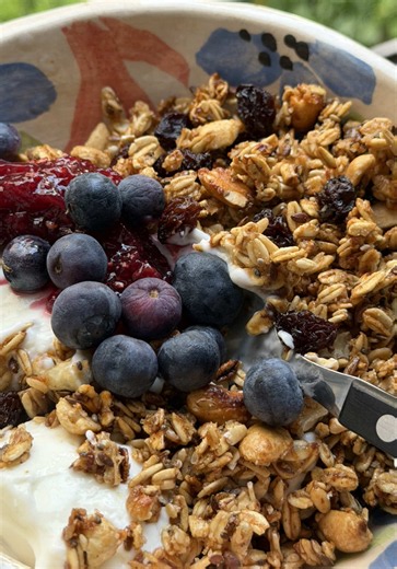 Granola crocante casera — receta fácil y completa