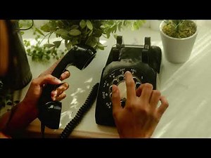 Rotary Phone Lifted and Placed on Hook Sound Effect