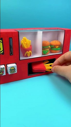DIY Working McDonald’s Fries Vending Machine with Paper | Paper Craft Ideas #shorts #papercraft