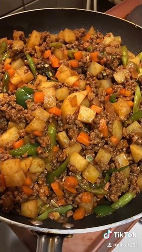 How to cook Minced beef with vegetables mixed recipes