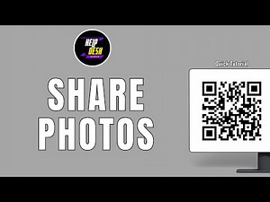 HOW TO SHARE PHOTOS WITH QR CODE