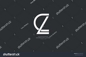 Letter Cl Lc Business Logo Design Stock Vector (Royalty Free) 1851595747 | Shutterstock
