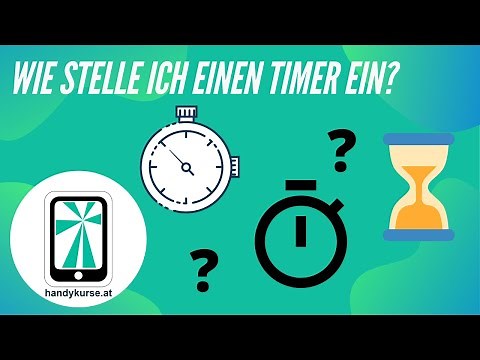 Wie stelle ich einen Timer (Eieruhr) ein?
