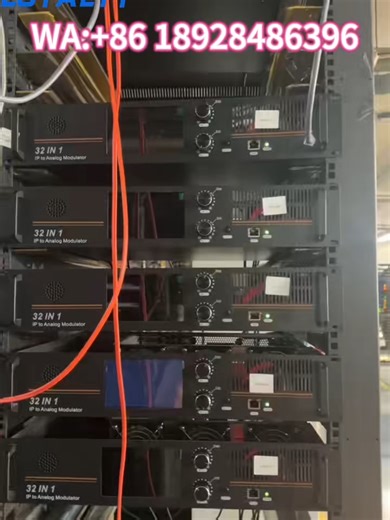 Ip to analog 32 channel NTSC good for old Coaxial cable system with digital TV signal source #IP #Digital TV #TV #RF #CATV #NEW #HOT